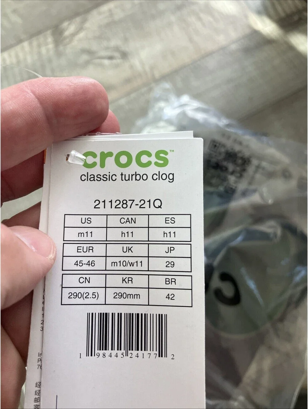 Crocs Turbo Classic Clog Men's RARE Casual Clog Shoes NEW Size 11 Men’s Slides